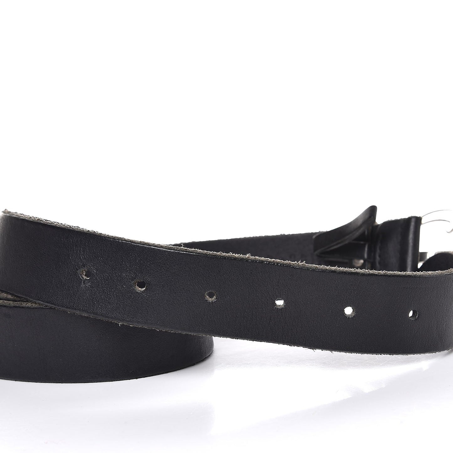 Cuoio Toscano Nickel Double G 30mm Belt 95 38 Black