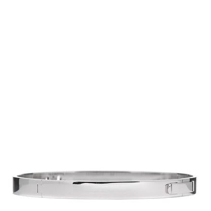 Hermes 18K White Gold Diamond PM H D'Ancre Bracelet SH 3 of 5