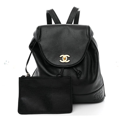 Chanel Caviar CC Backpack Black 3 of 15