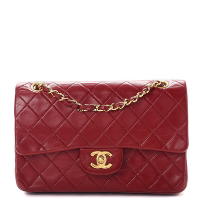 Chanel Lambskin Quilted Small Double Flap Red 1 of 9
