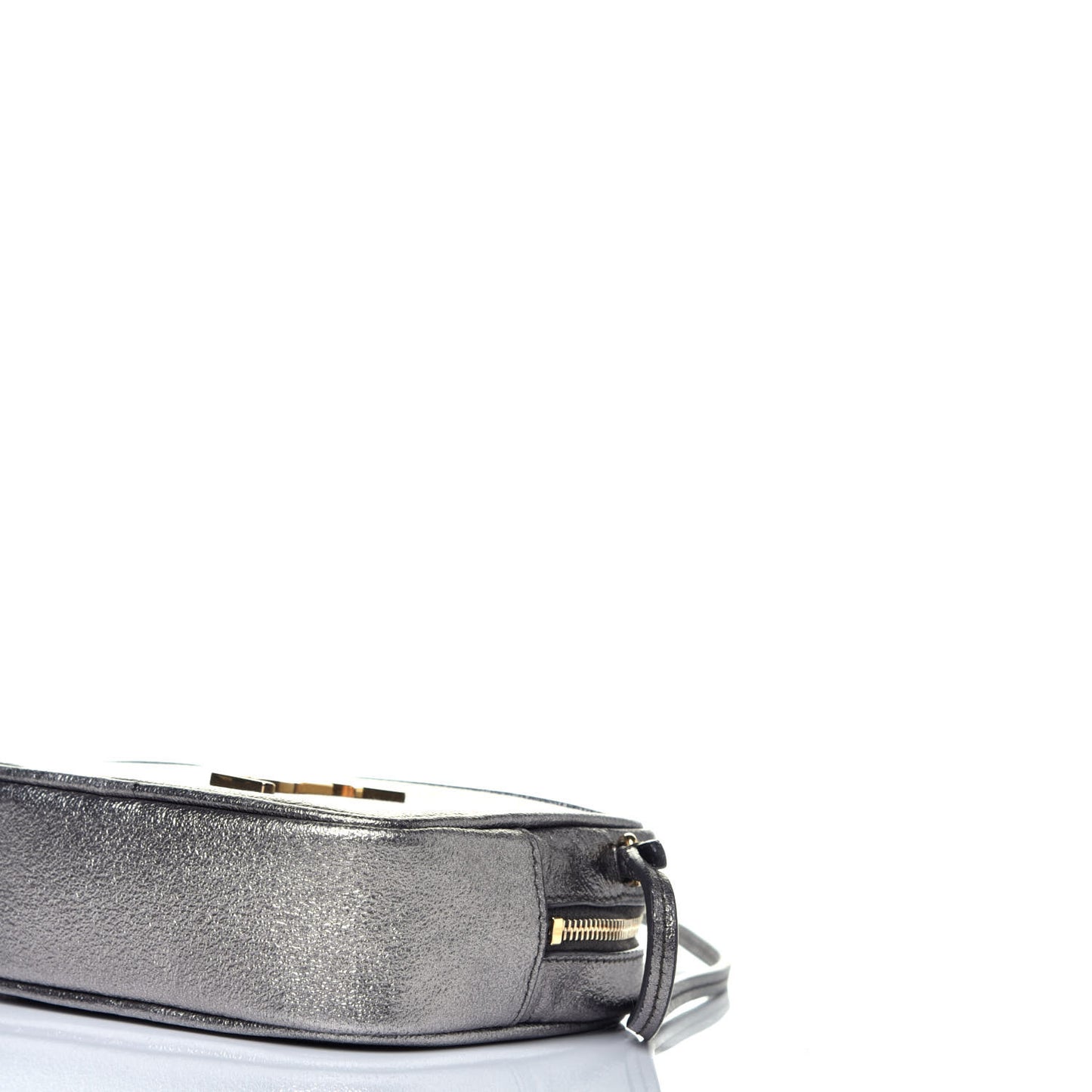 Metallic Calfskin Monogram Blogger Bag Lapis