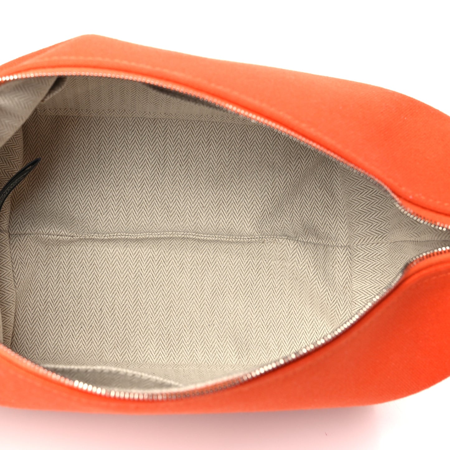 Canvas Small Bride-A-Brac Pouch Orange Burgundy