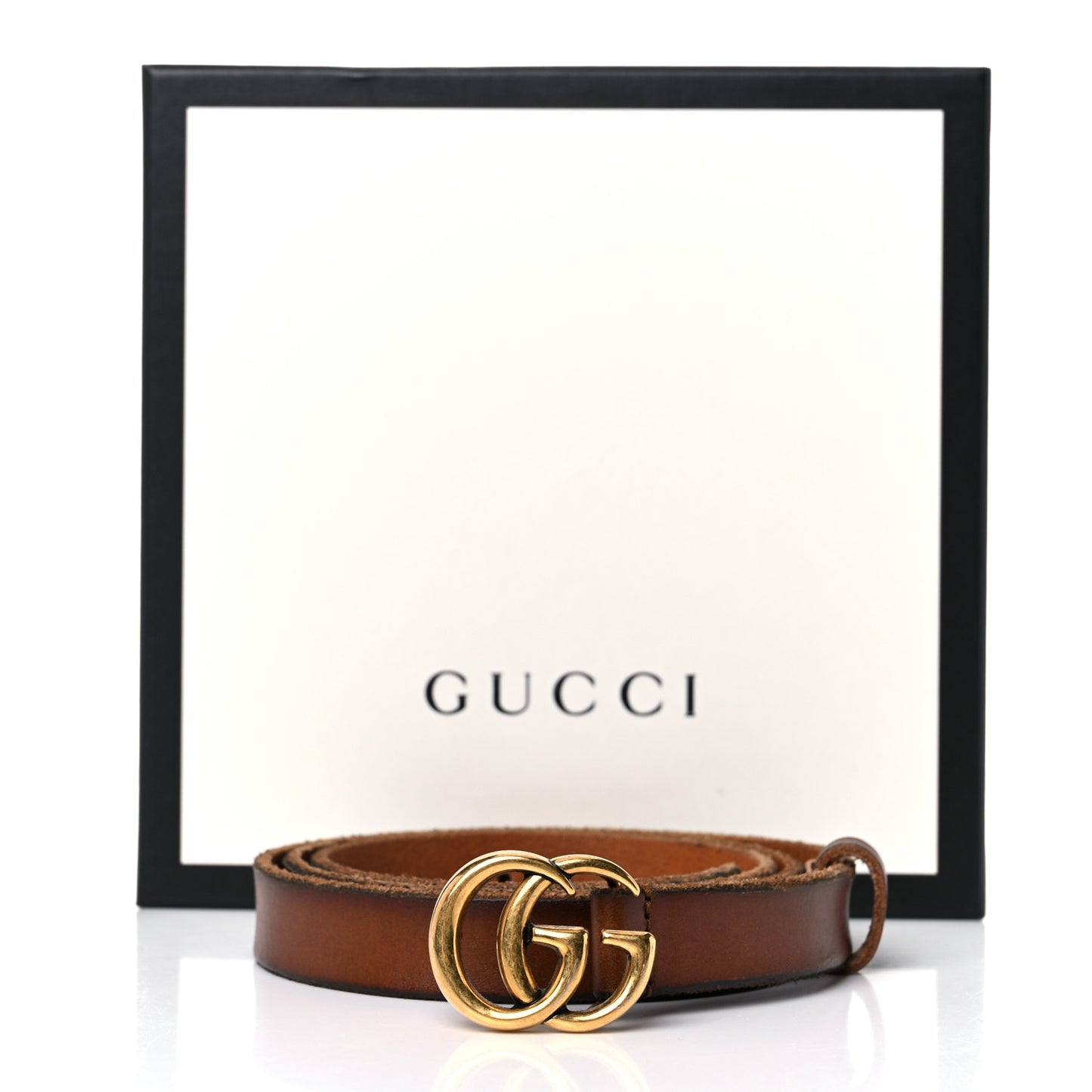 Faded Calfskin Double G 20mm Belt 90 36 Cuir