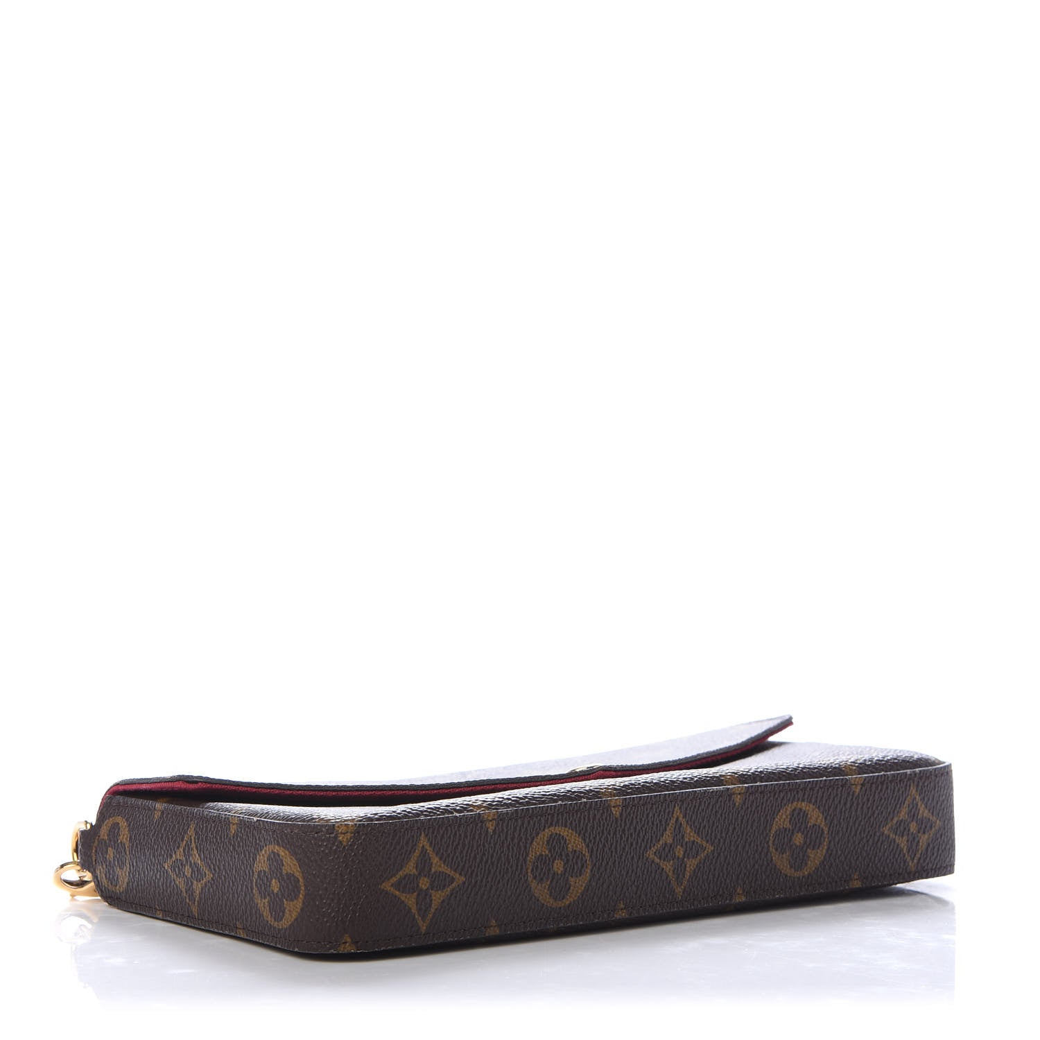 Louis Vuitton Monogram Pochette Felicie Chain Wallet Fuchsia 4 of 12