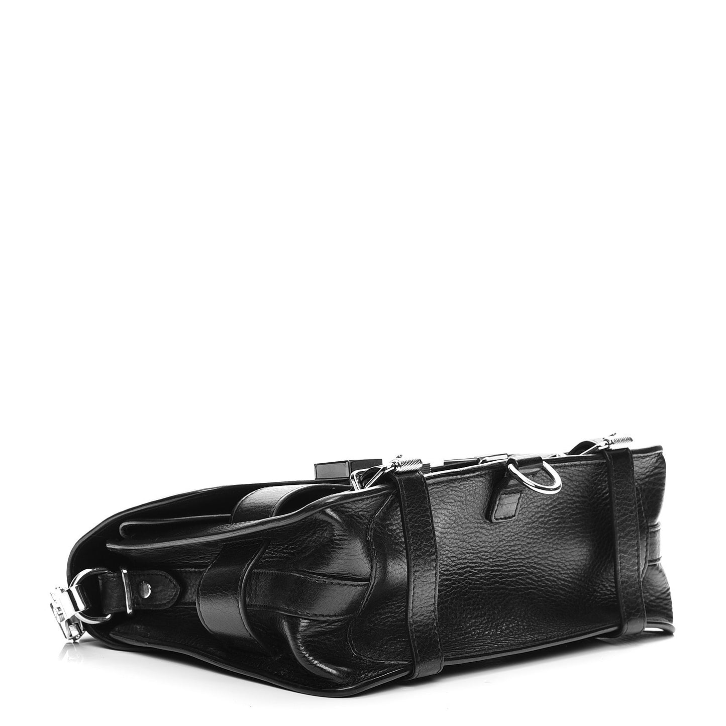 Calfskin PS11 Classic Shoulder Bag Black