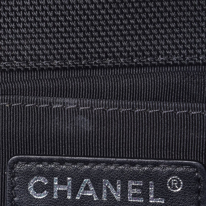 Chanel Canvas Quilted Medium Fluo Boy Flap Black Grey Yellow 8 of 11