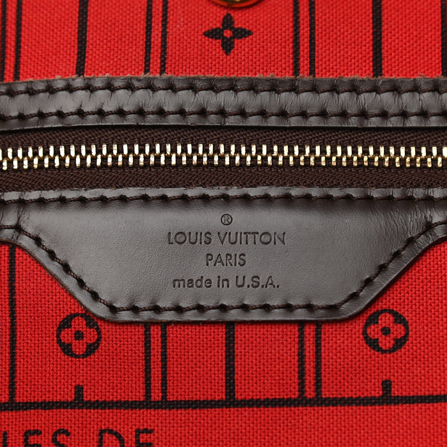 Louis Vuitton Damier Ebene Neverfull MM 6 of 16