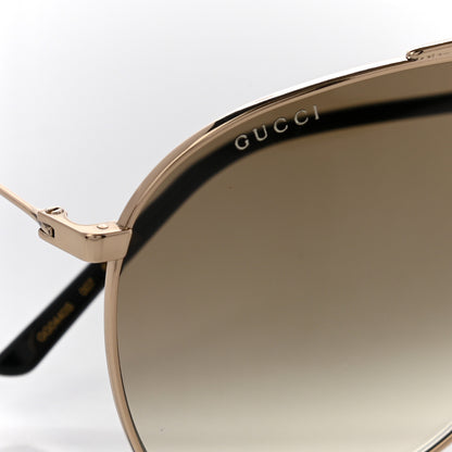 Gucci Aviator Sunglasses GG0440S Gold 5 of 8