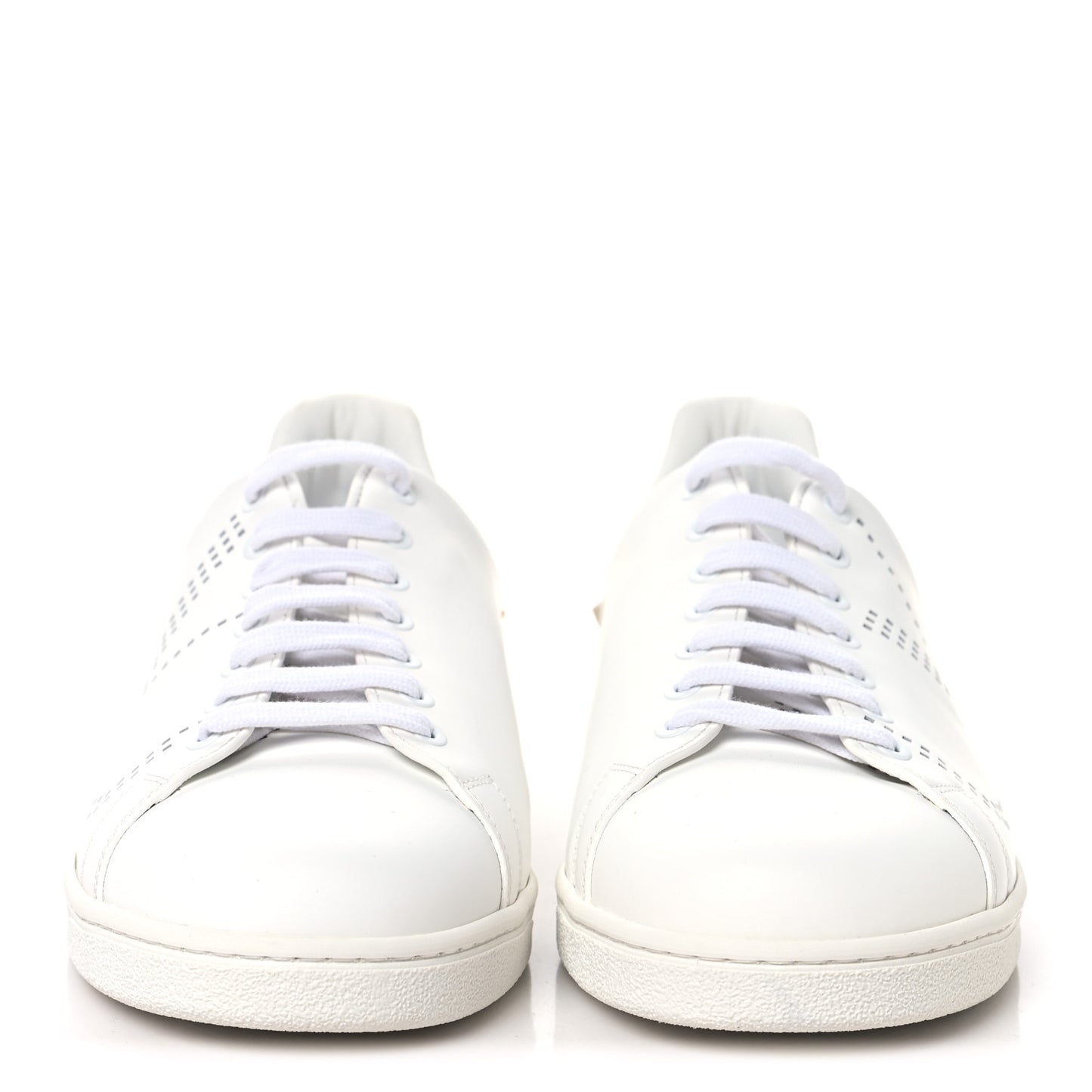 Calfskin Mens Backnet Sneakers 43.5 White