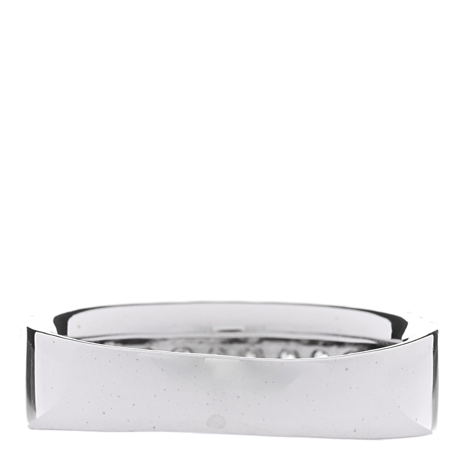Parker & West by FASHIONPHILE 18K White Gold Diamond 1.00ctw Three Row Half Band Ring 54 7 3 of 5