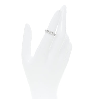 Cartier 18K White Gold Diamond 4mm LOVE Wedding Band Ring 49 5 2 of 5