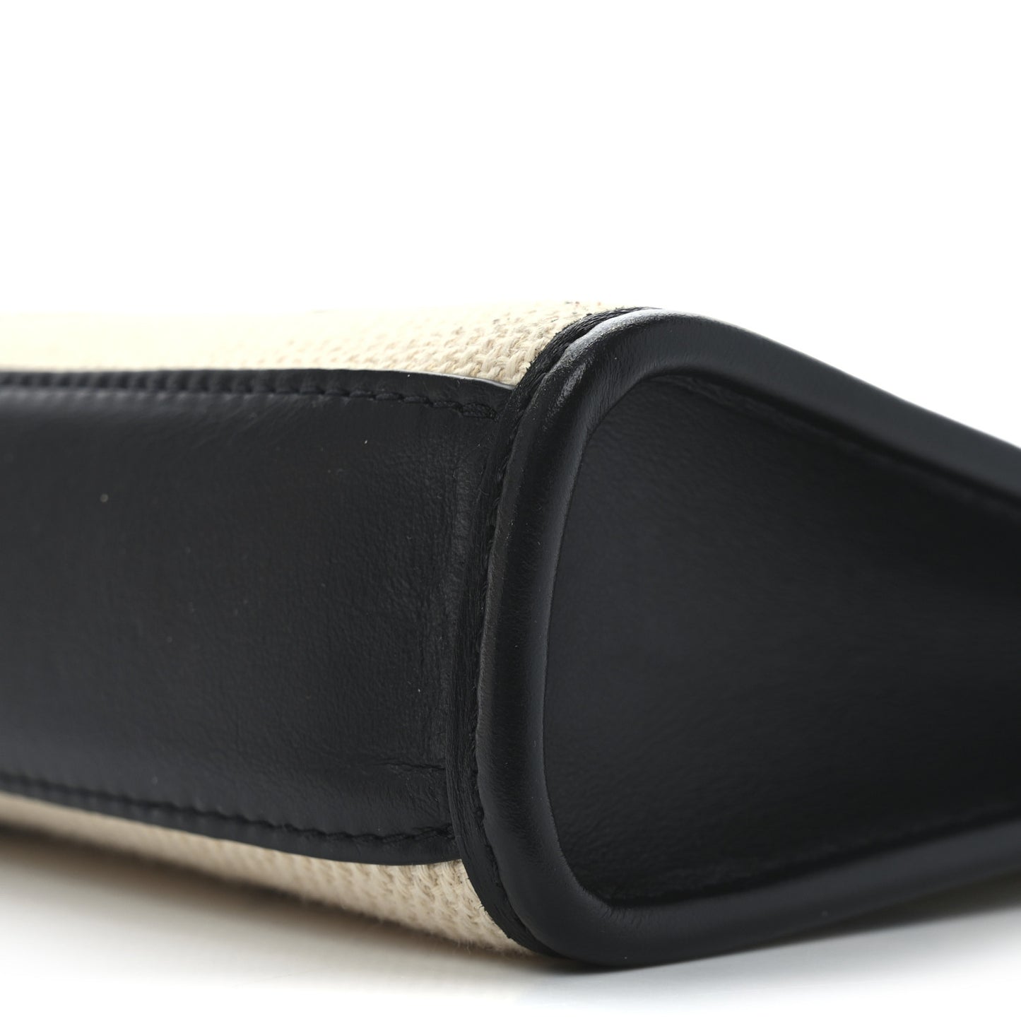 Raffia Calfskin Monogram Toiletry Pouch 26 On Chain Beige Black