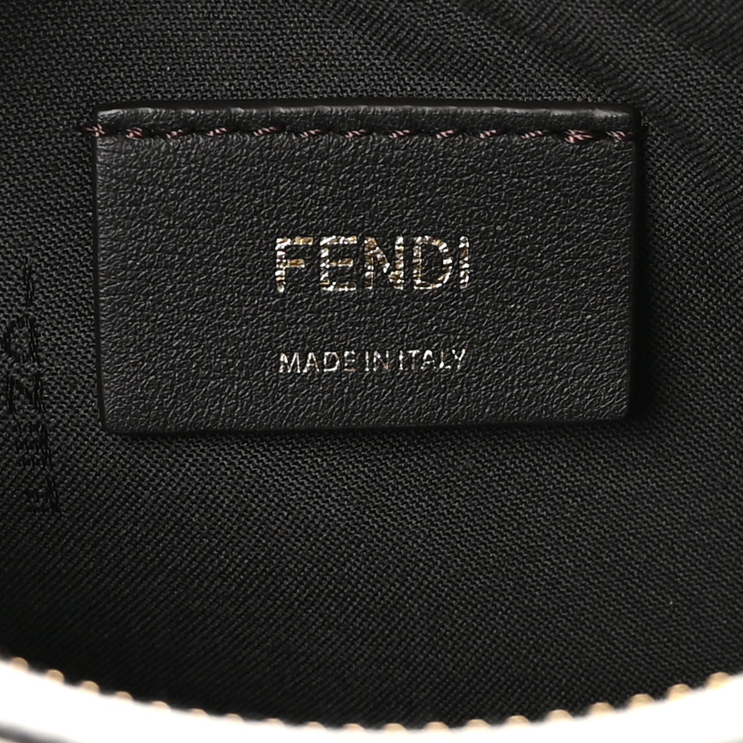 Vitello Grace Matte Small Fendigraphy Hobo Bag White Ice