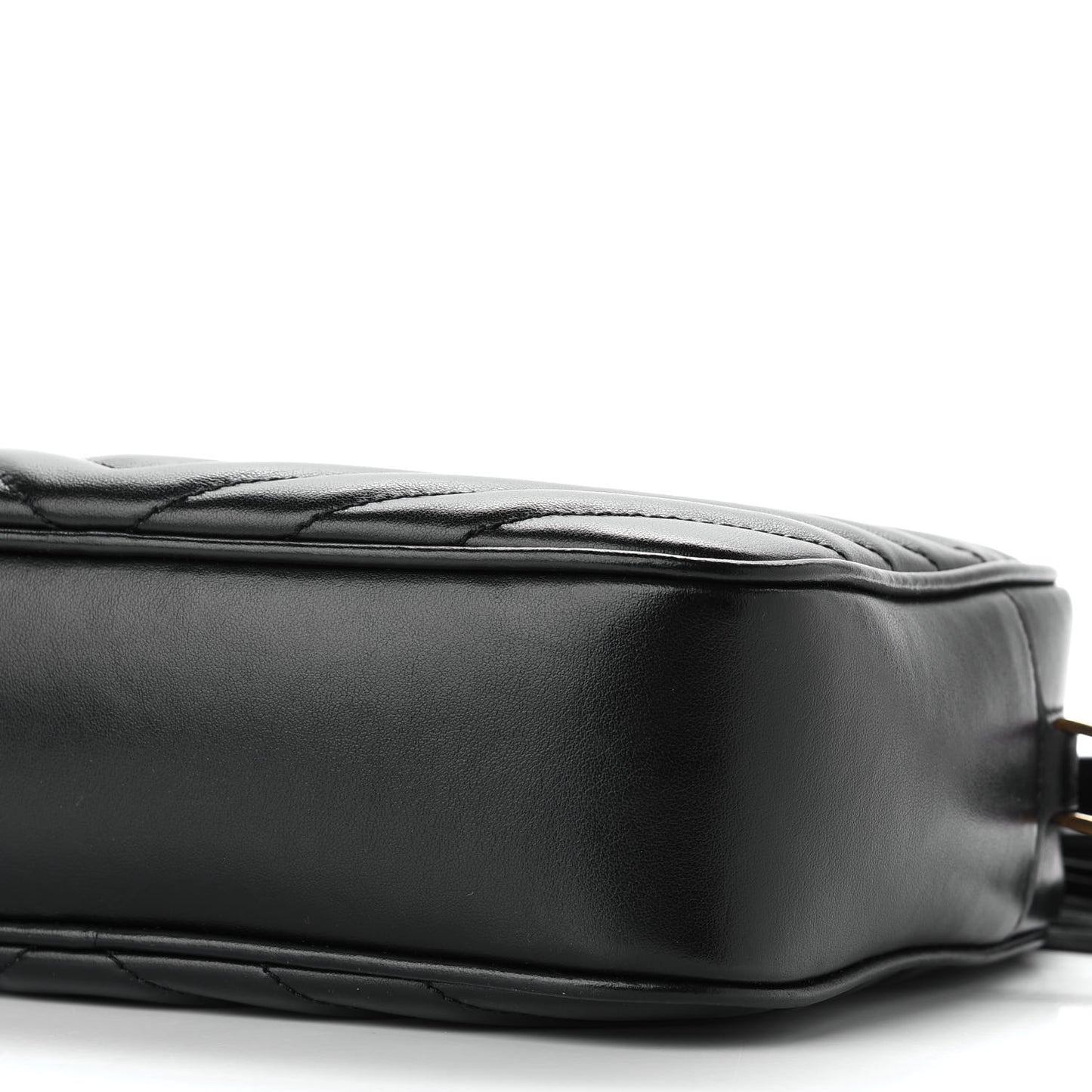 Calfskin Matelasse Monogram Lou Camera Bag Black