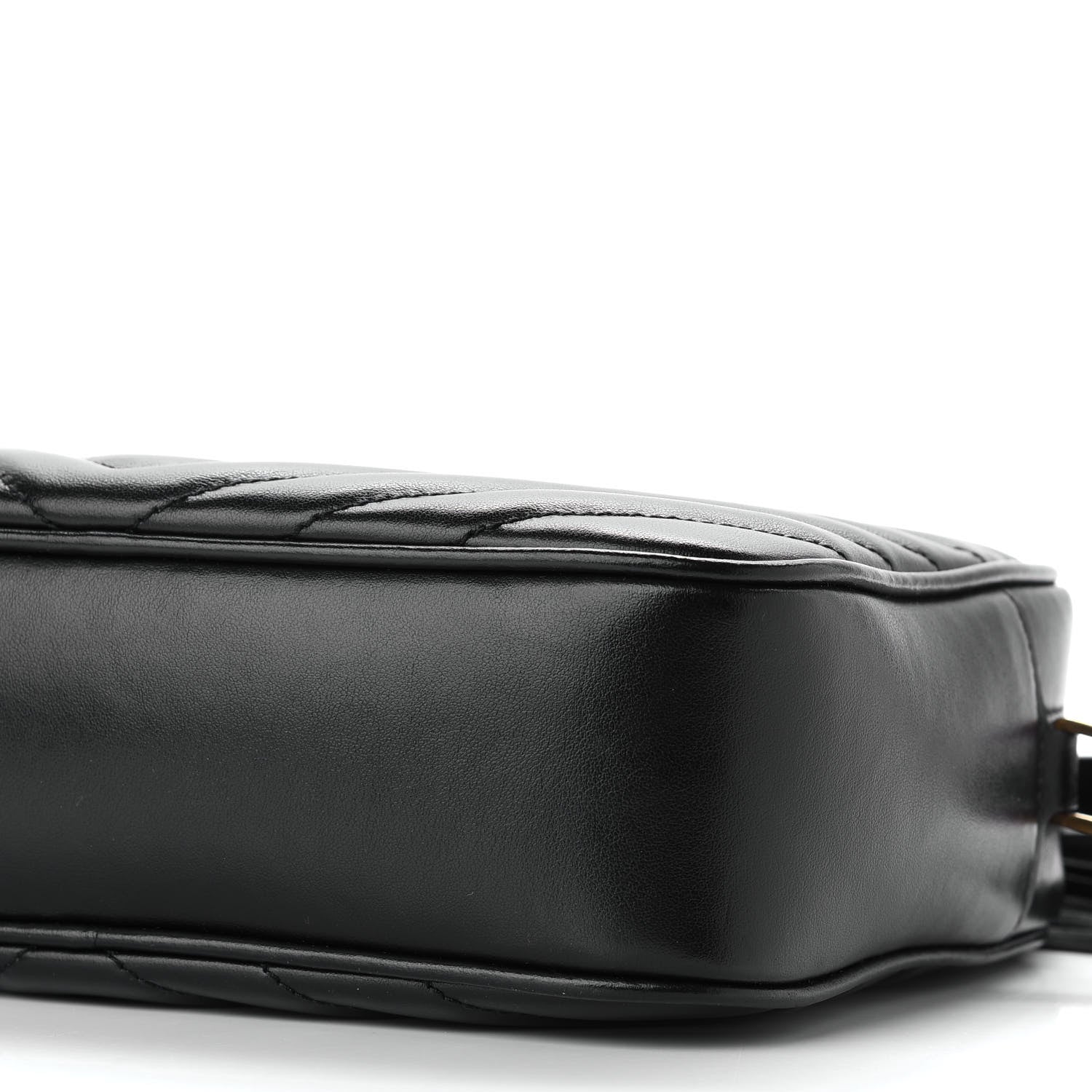 Saint Laurent Calfskin Matelasse Monogram Lou Camera Bag Black 8 of 8