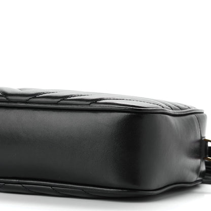 Saint Laurent Calfskin Matelasse Monogram Lou Camera Bag Black 8 of 8