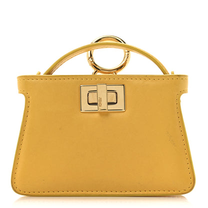 Fendi Nappa Sigma Pico Peekaboo Charm Mismosa 2 of 24