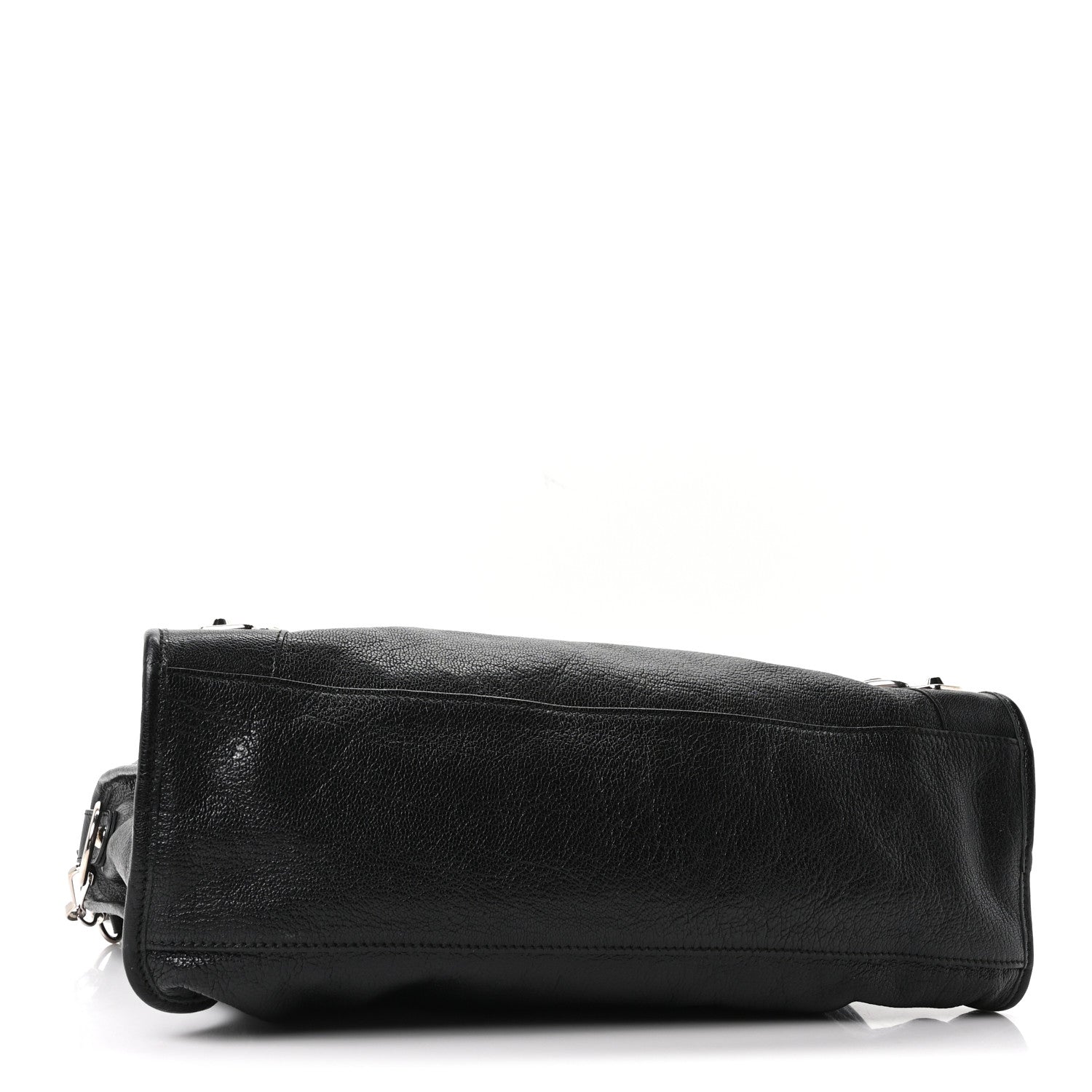 Balenciaga Chevre Silver Metallic Edge Hardware City Black 4 of 10