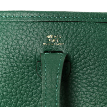 Hermes Taurillon Clemence Evelyne TPM Vert Vertigo 6 of 11