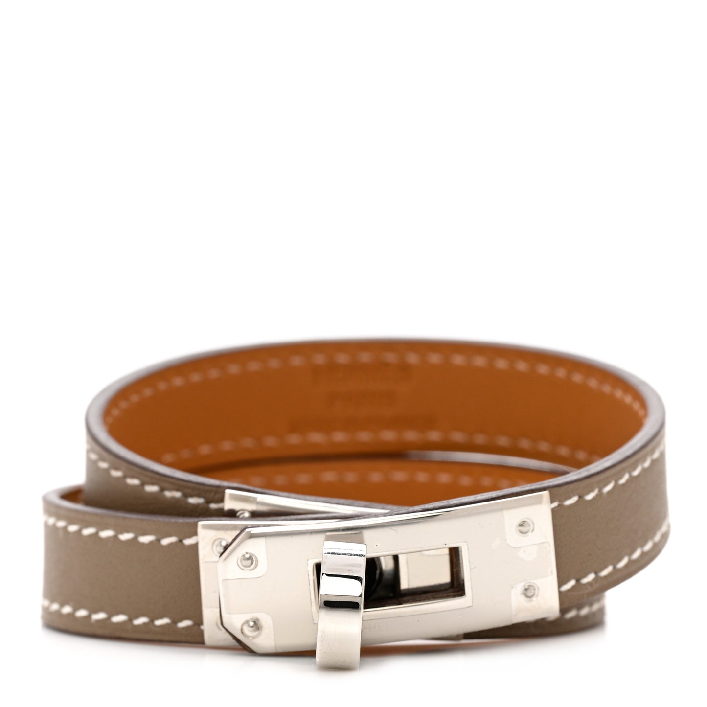 Swift Kelly Double Tour Bracelet T2 Etoupe