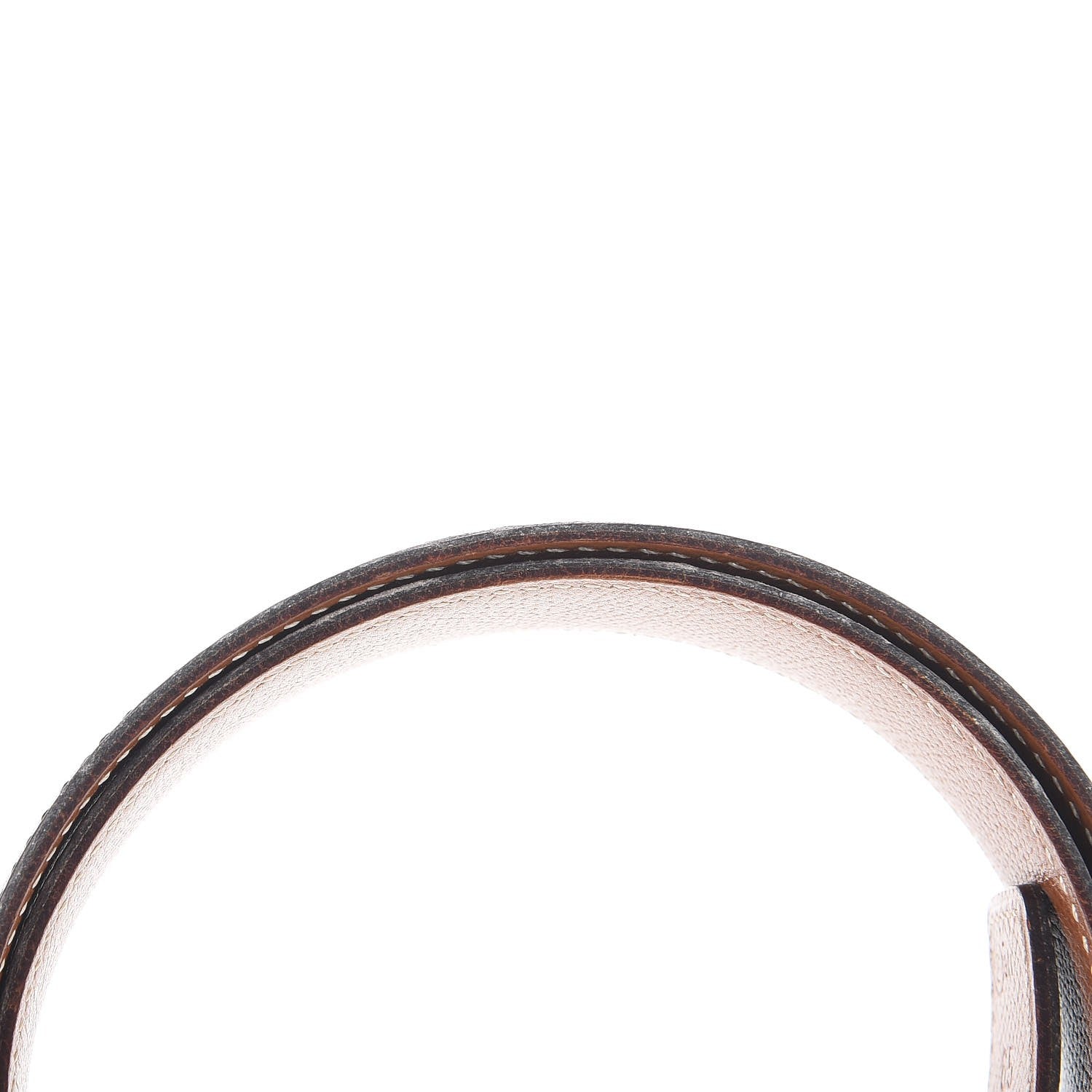 Hermes Box Courchevel 32mm H Belt 65 Black Gold 7 of 11
