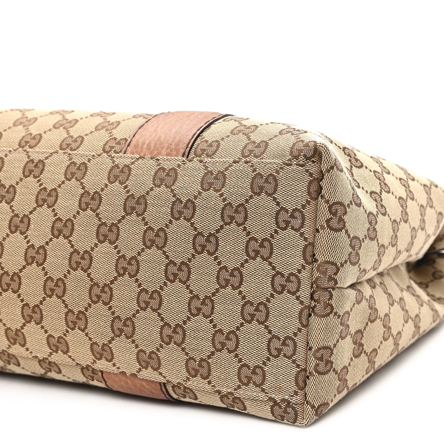 Monogram Medium Bamboo Bar Tote Brown