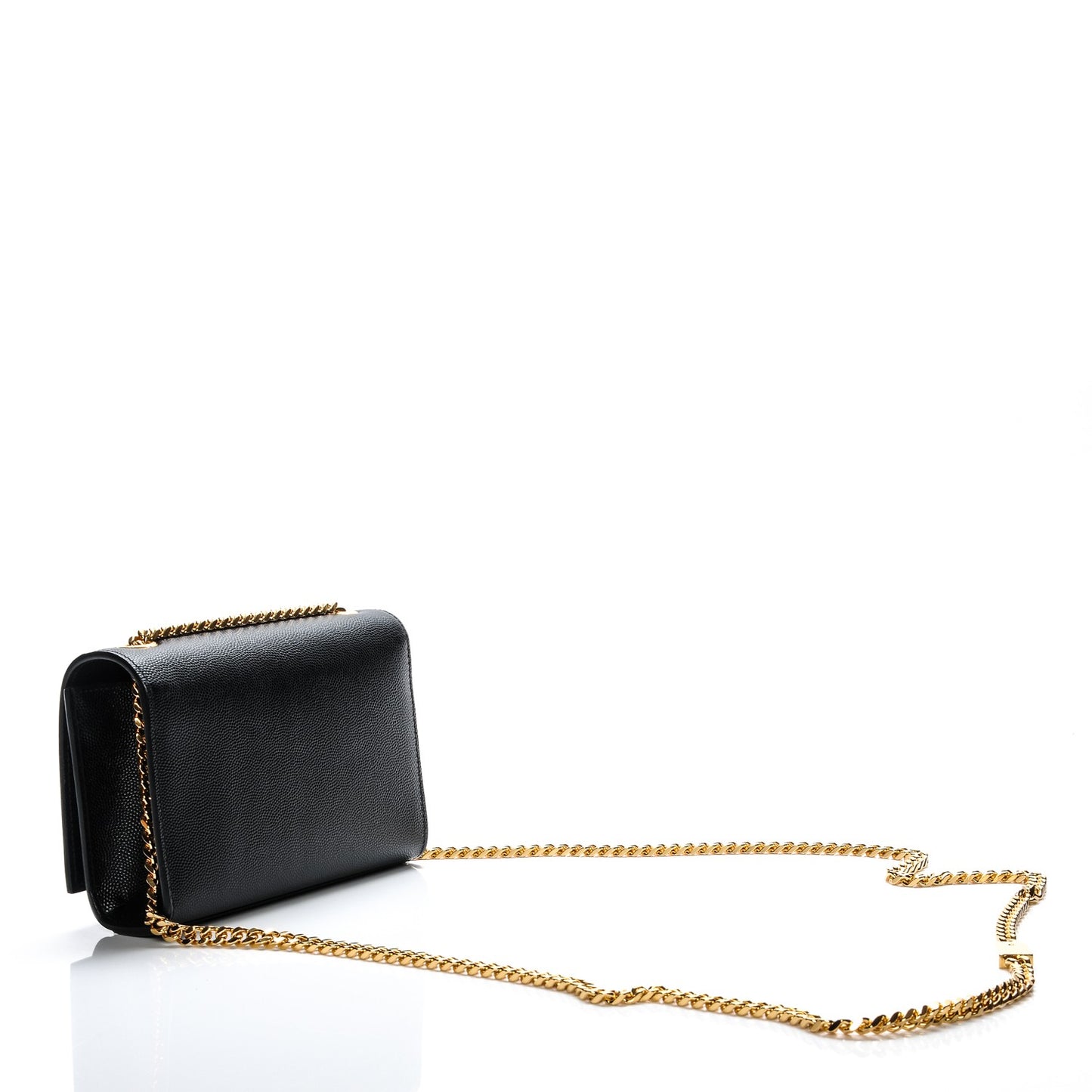 Grain De Poudre Small Monogram Kate Satchel Black