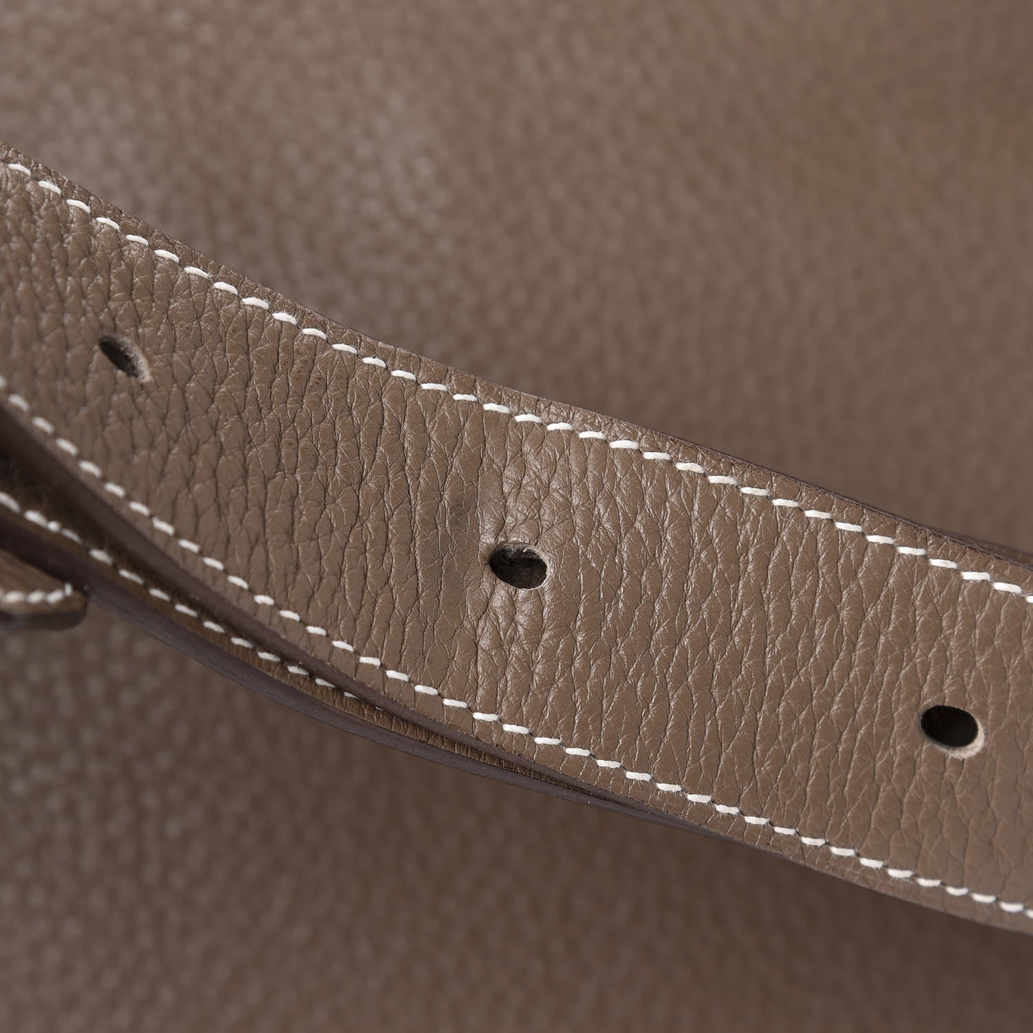 Hermes Taurillon Clemence Jypsiere 34 Etoupe 13 of 14