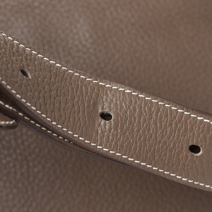 Hermes Taurillon Clemence Jypsiere 34 Etoupe 13 of 14