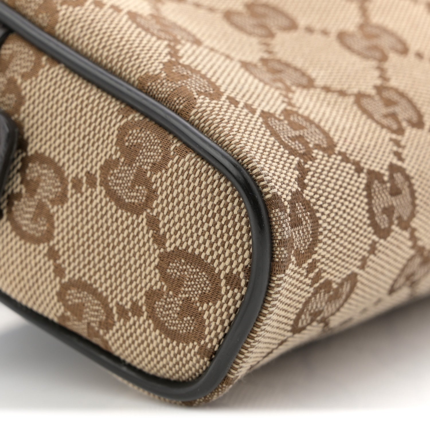 Gucci Monogram Belt Bag Dark Brown 9 of 10