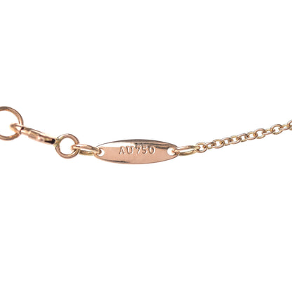 Tiffany 18K Yellow Gold Diamond .17ct Elsa Peretti Diamonds by the Yard Pendant Necklace 6 of 7