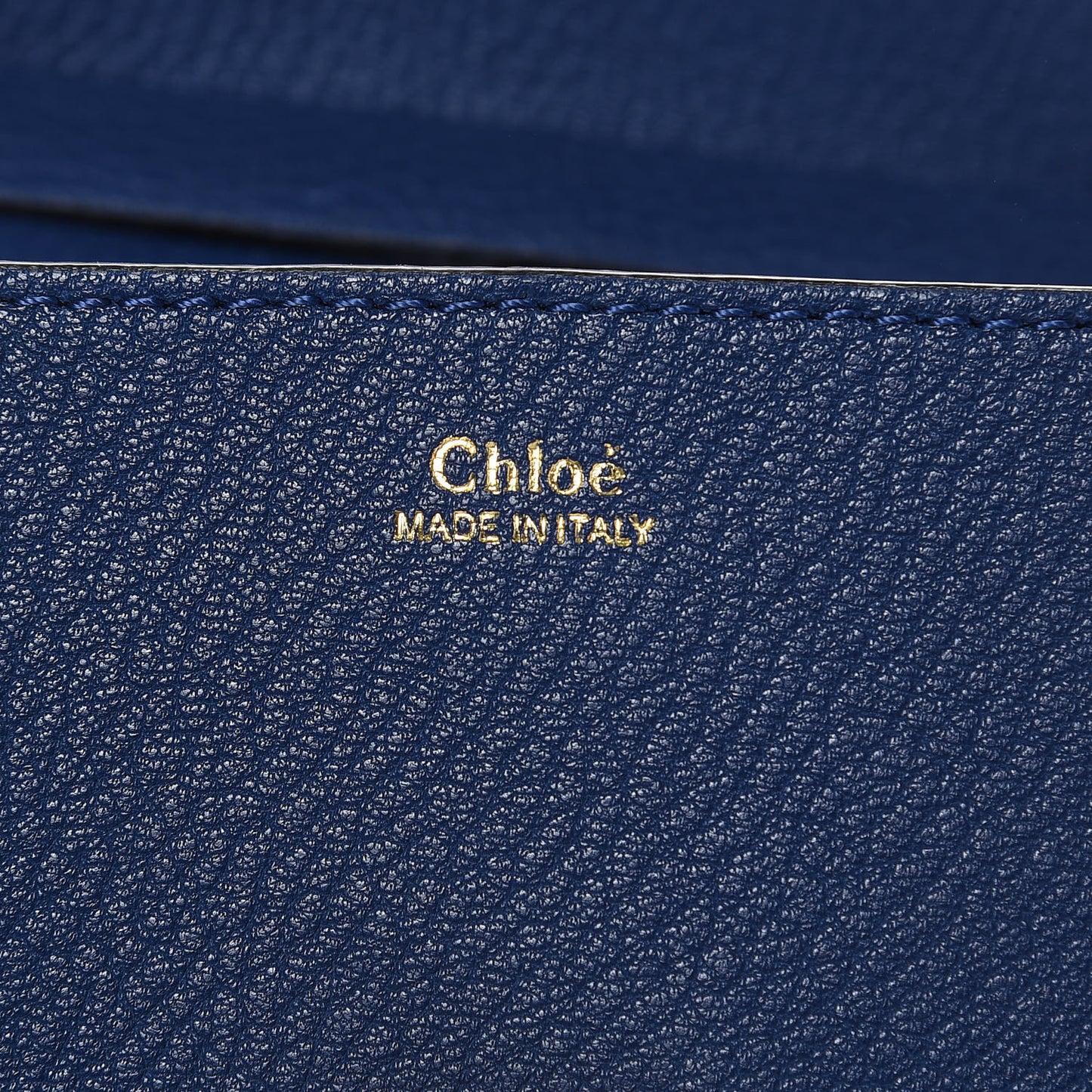 Grained Lambskin Drew Shoulder Bag Royal Navy