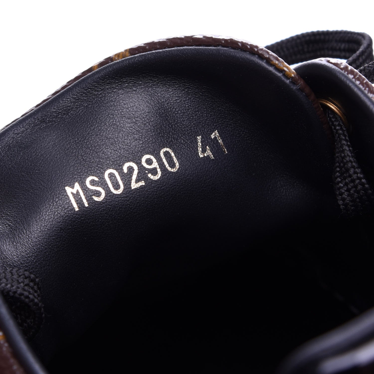 Louis Vuitton Patent Monogram Frontrow Sneakers 41 9 of 10