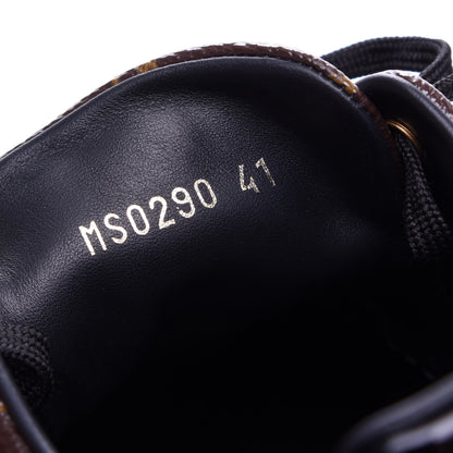 Louis Vuitton Patent Monogram Frontrow Sneakers 41 9 of 10