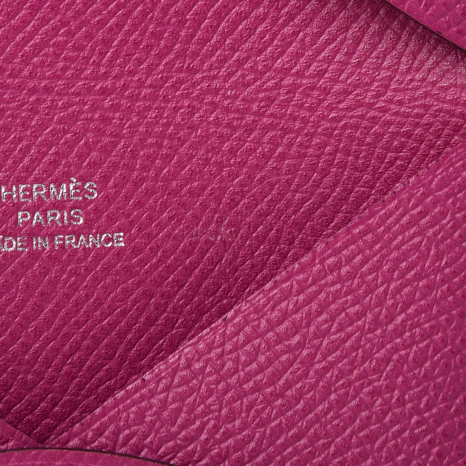 Hermes Epsom Calvi Card Case Rose Pourpre 8 of 9
