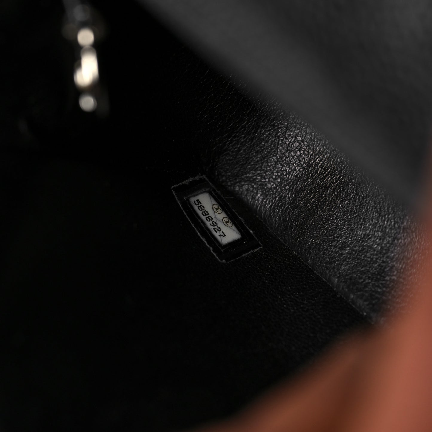 Caviar Quilted Mini Square Flap Black