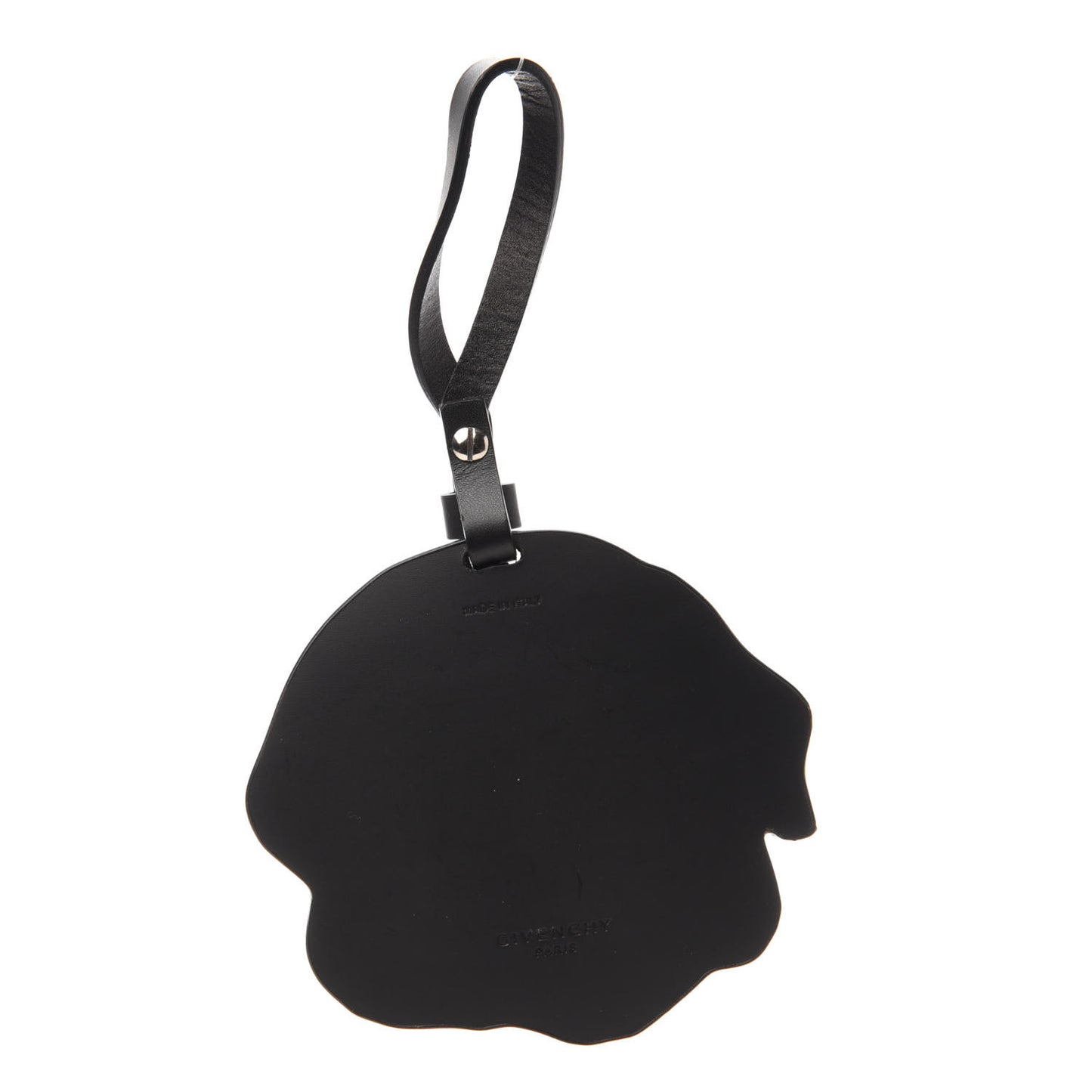 Calfskin Rottweiler Bag Charm Black