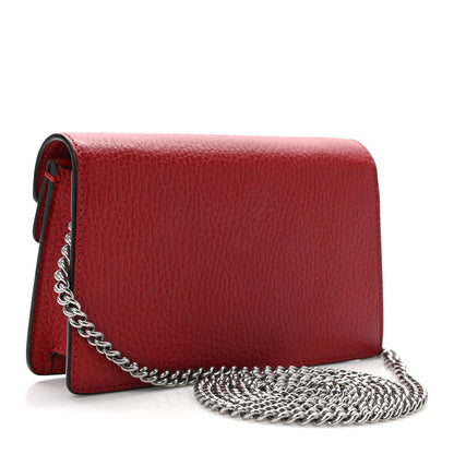 Gucci Calfskin Super Mini Dionysus Shoulder Bag Hibiscus Red 3 of 10