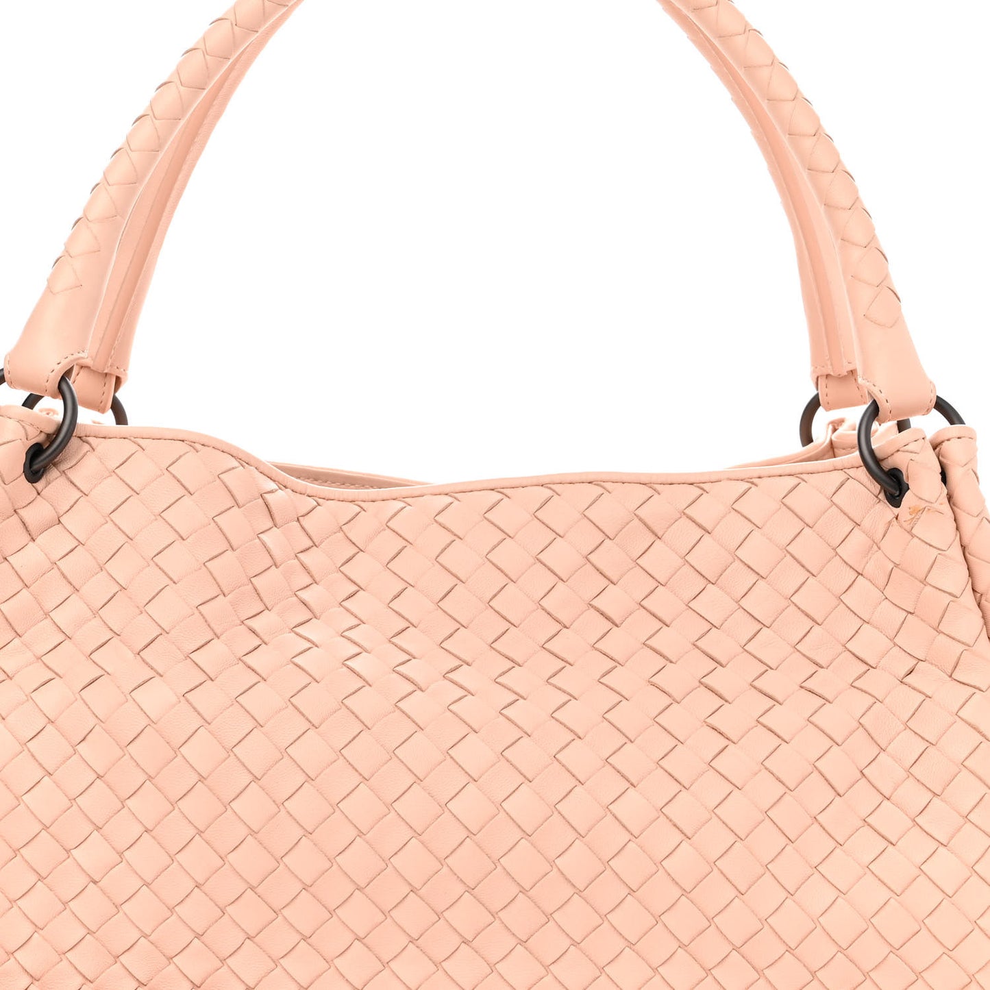 Nappa Intrecciato Parachute Bag Flamingo