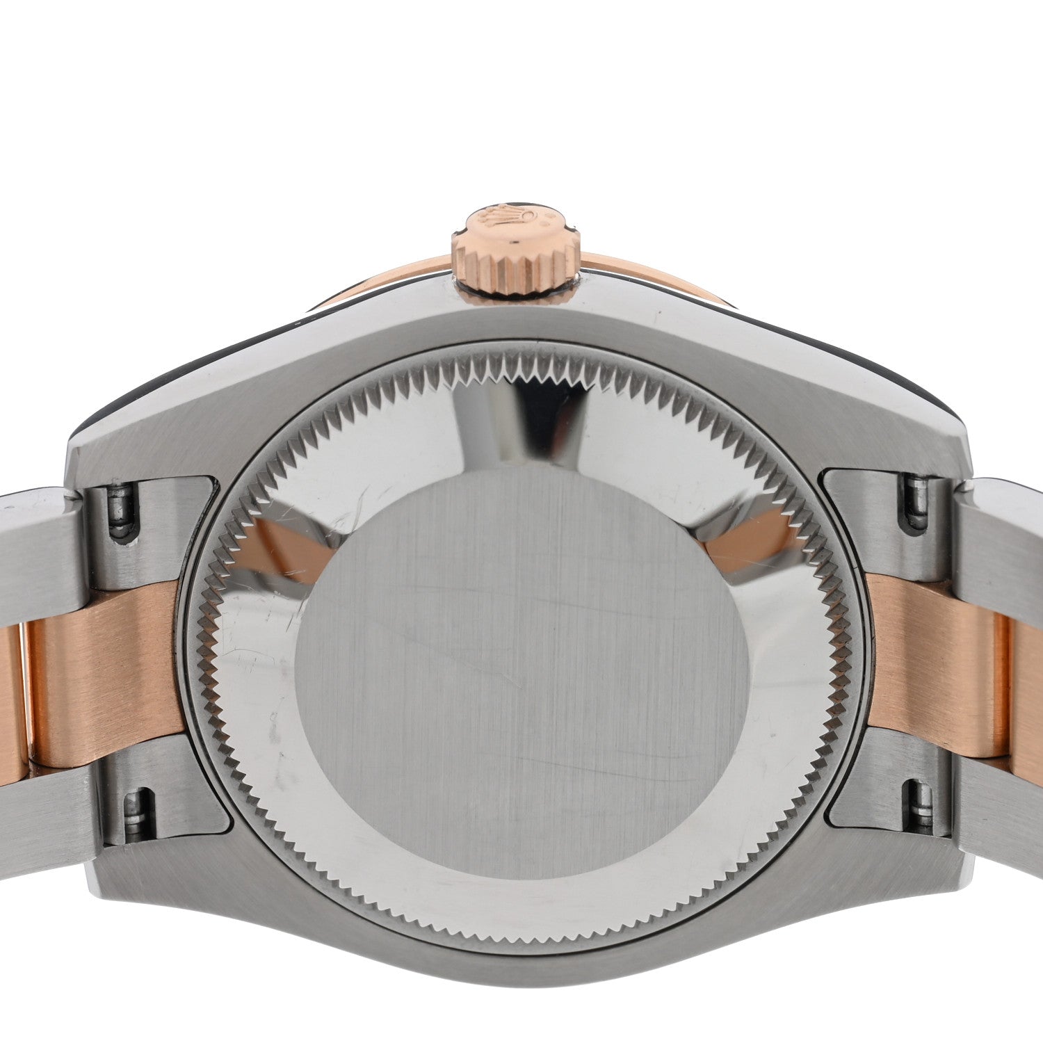 Rolex Stainless Steel 18K Everose Gold Diamond 31mm Oyster Perpetual Datejust Watch Chocolate Roman 178341 4 of 5