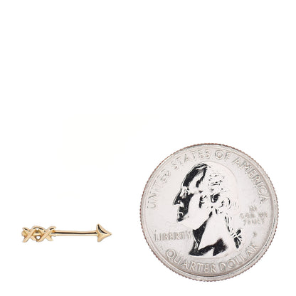 Tiffany 18K Yellow Gold Graffiti Arrow Single Earring 2 of 4