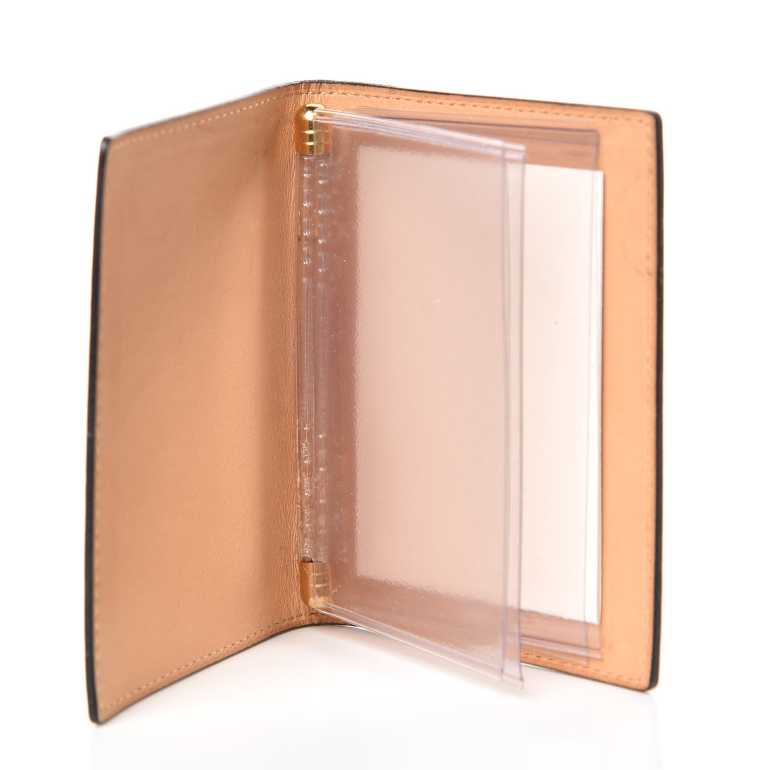 Delvaux Grained Calfskin ID Holder Vegetal 5 of 7
