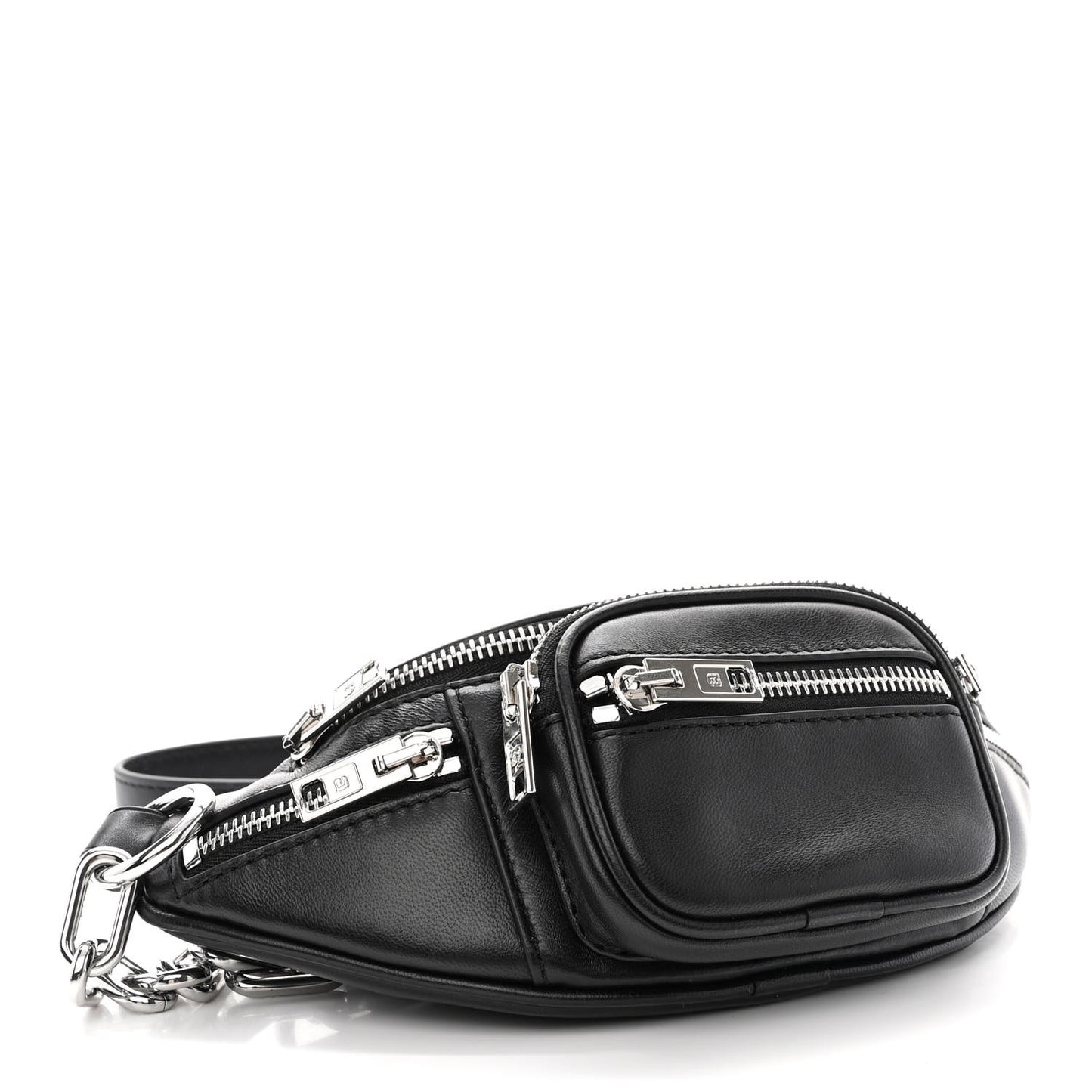Lambskin Mini Attica Belt Bag Black