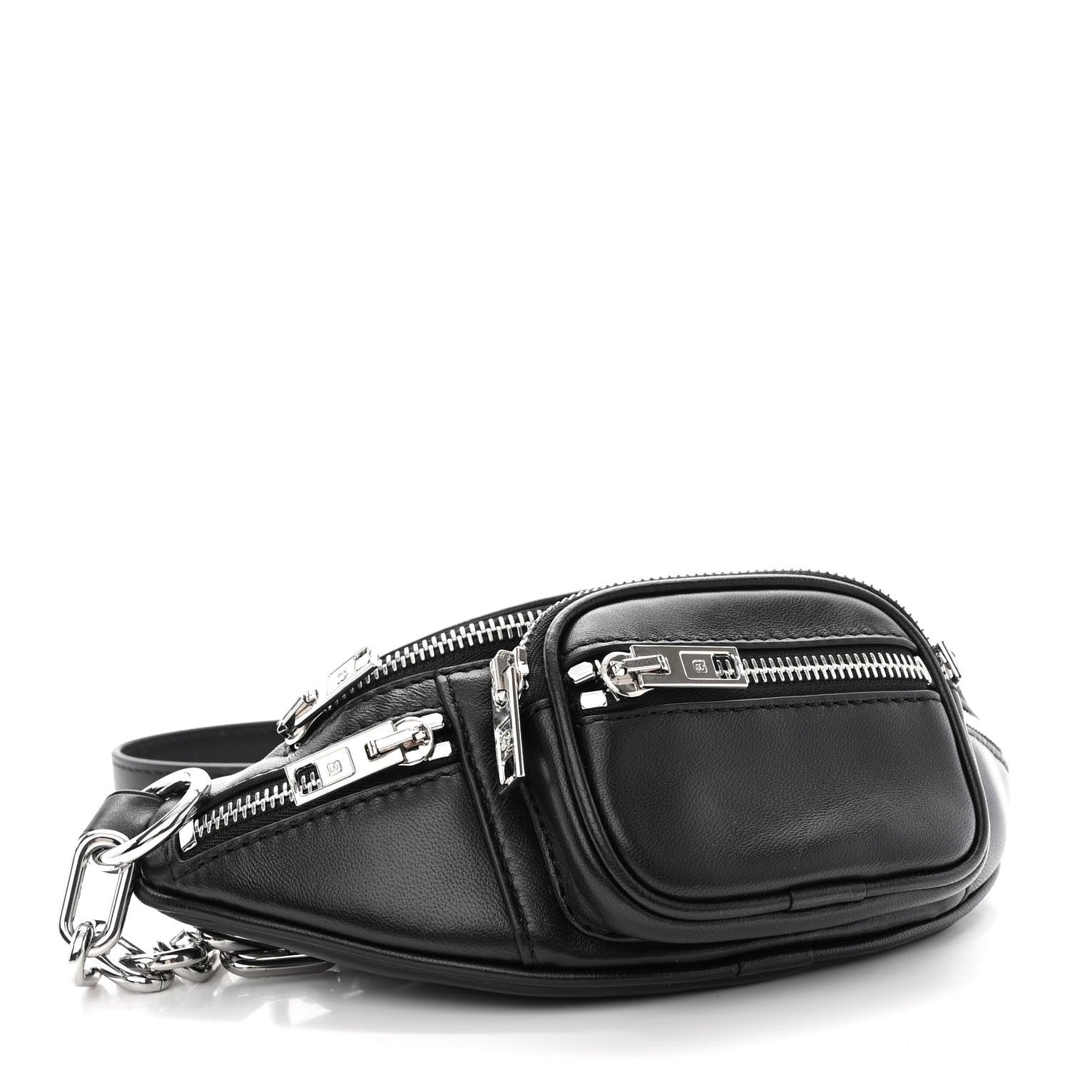 Alexander Wang Lambskin Mini Attica Belt Bag Black 4 of 11