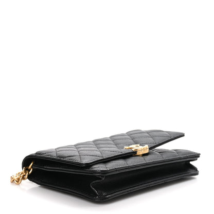 Chanel Caviar Quilted Bracelet On Chain Wallet On Chain WOC Black 4 of 11