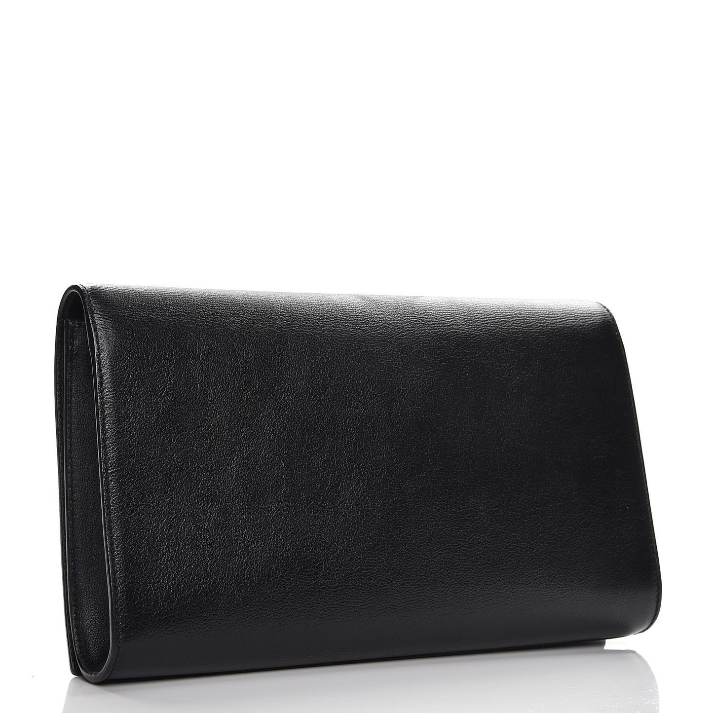 Calfskin Monogram Large Belle De Jour Clutch Black