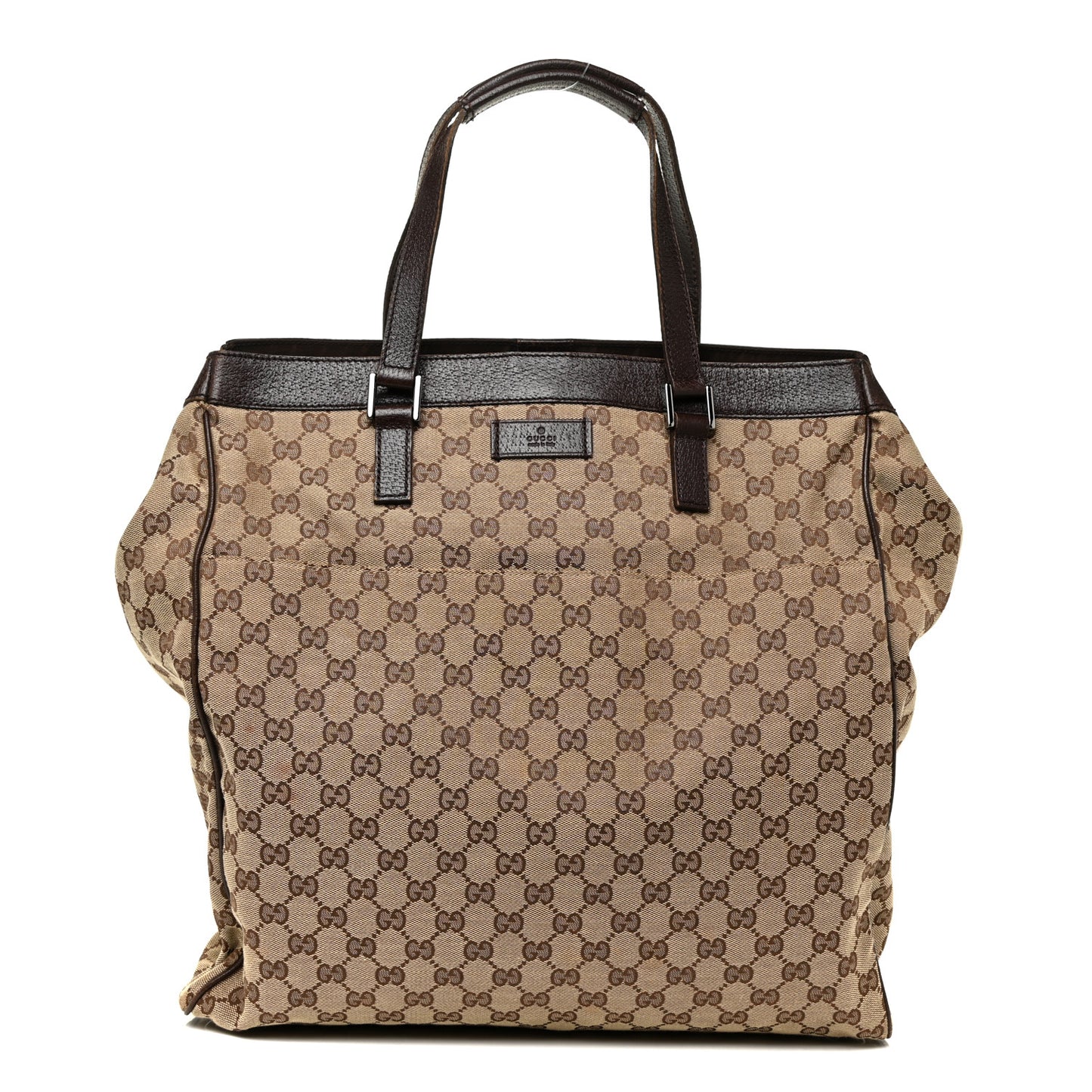 Monogram Large Tote Dark Brown