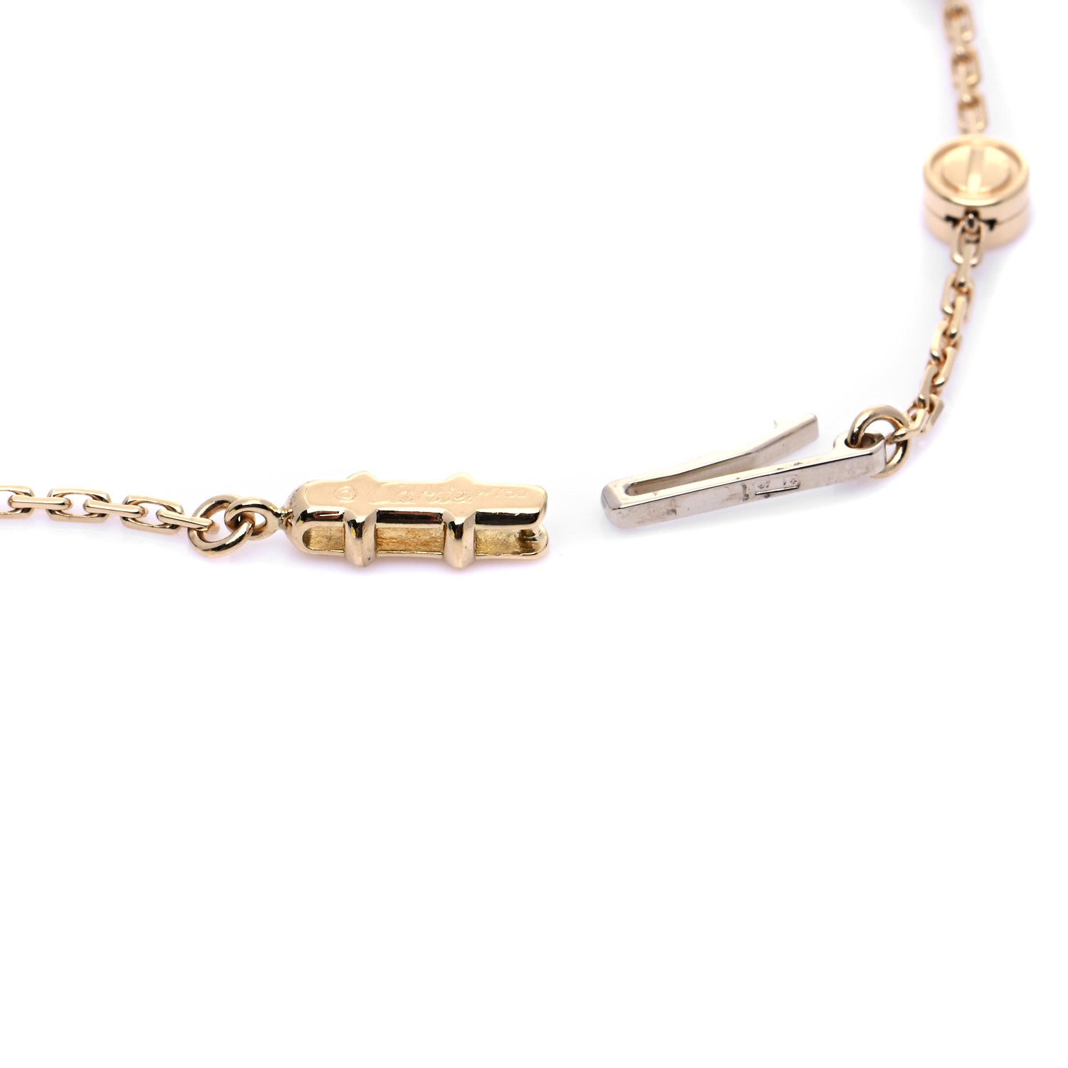 Cartier 18K Yellow Gold LOVE Station Bracelet 5 of 10