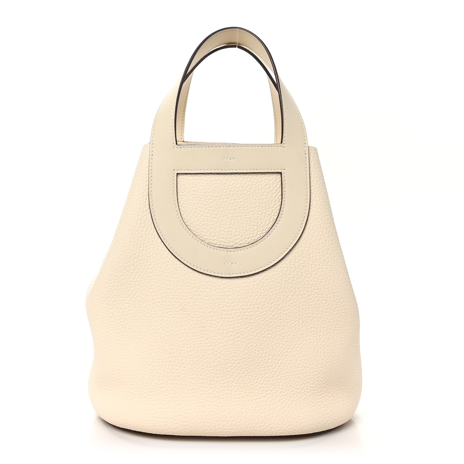 Hermes Taurillon Clemence Swift In-The-Loop 23 Bag Nata 1 of 11