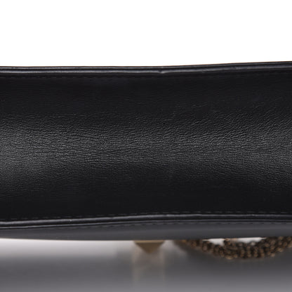 Valentino Garavani Vitello Medium Glam Lock Rockstud Flap Black 9 of 14
